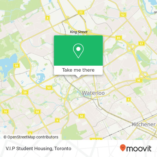 V.I.P Student Housing map