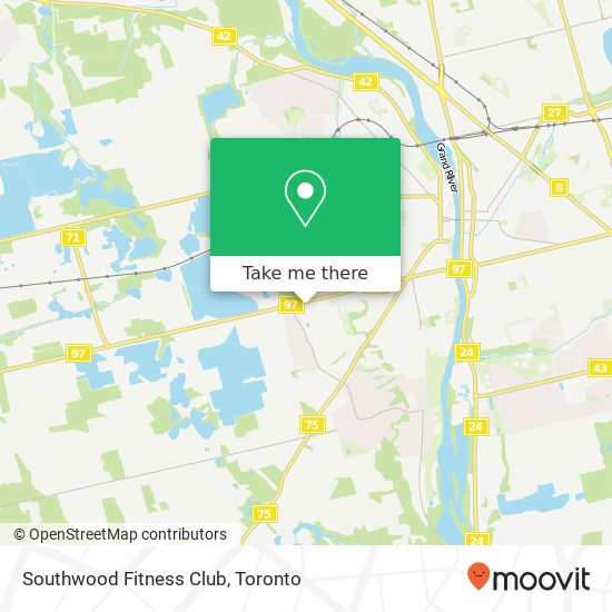 Southwood Fitness Club map
