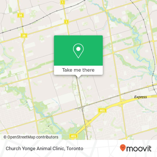 Church Yonge Animal Clinic map