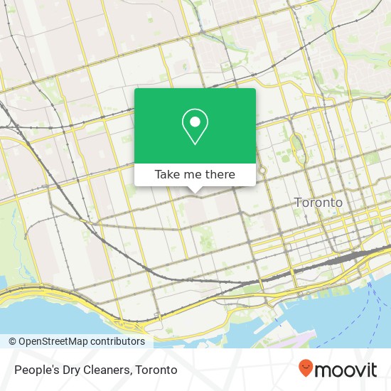 People's Dry Cleaners map