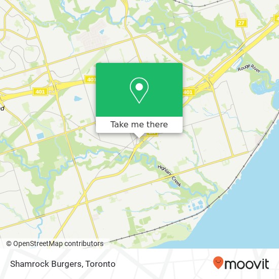 Shamrock Burgers map