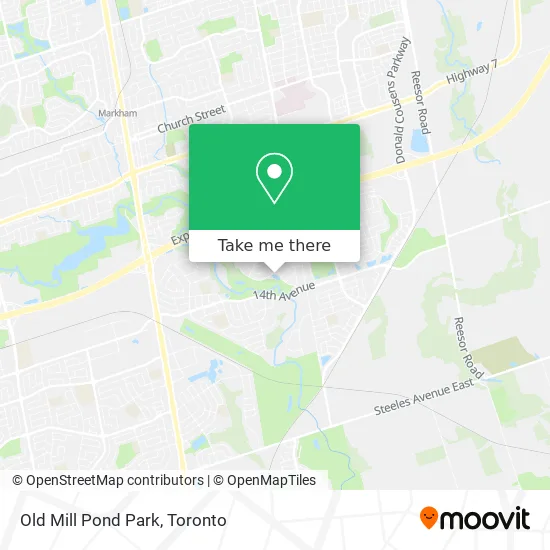 Old Mill Pond Park map