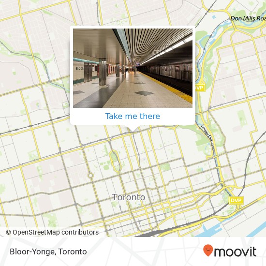 Bloor-Yonge map