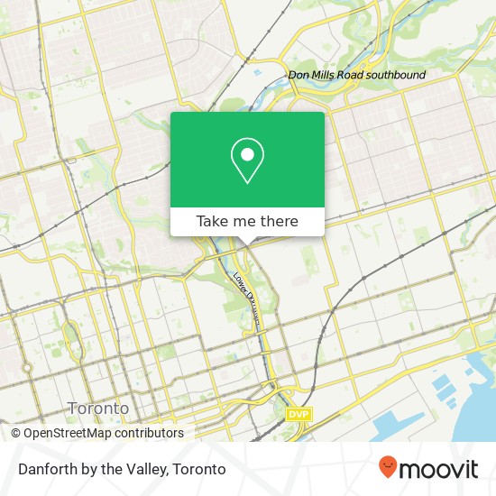 Danforth by the Valley map