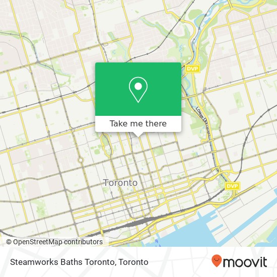 Steamworks Baths Toronto plan