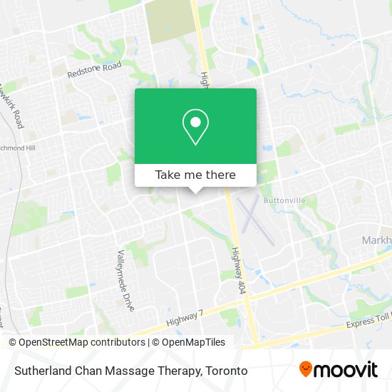 Sutherland Chan Massage Therapy map