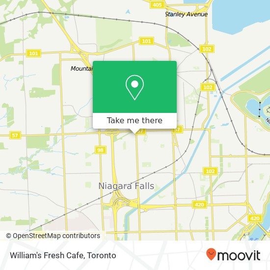 William's Fresh Cafe map