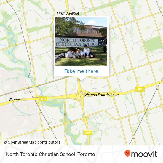 North Toronto Christian School map