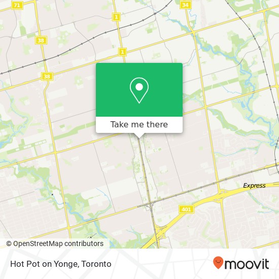 Hot Pot on Yonge plan