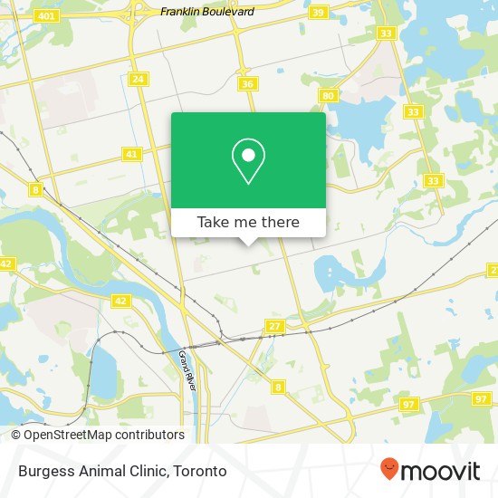 Burgess Animal Clinic map