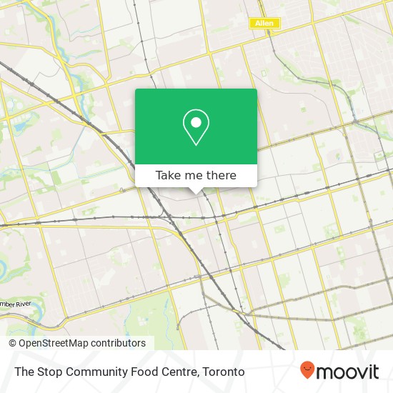 The Stop Community Food Centre map