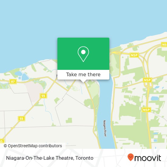 Niagara-On-The-Lake Theatre map