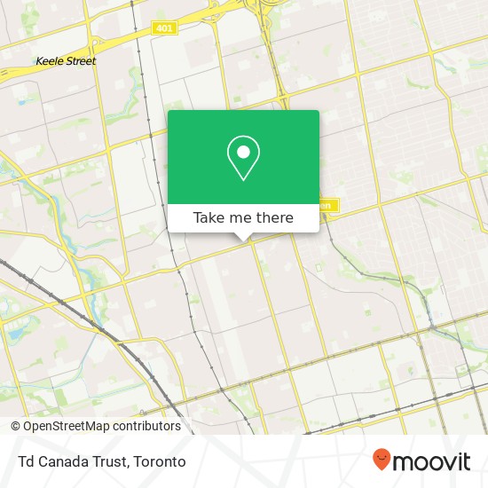 Td Canada Trust map