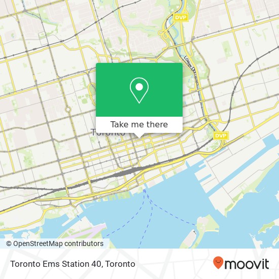 Toronto Ems Station 40 map