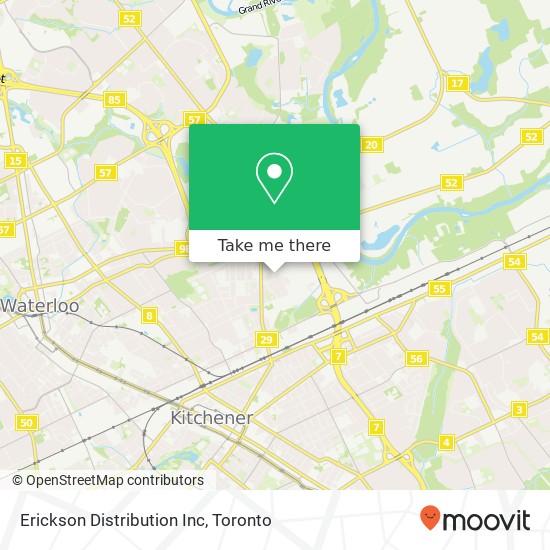 Erickson Distribution Inc map