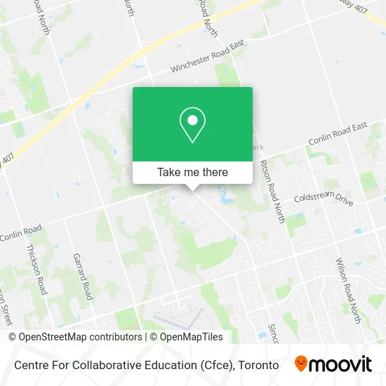 Centre For Collaborative Education (Cfce) map