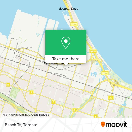 Beach Ts map