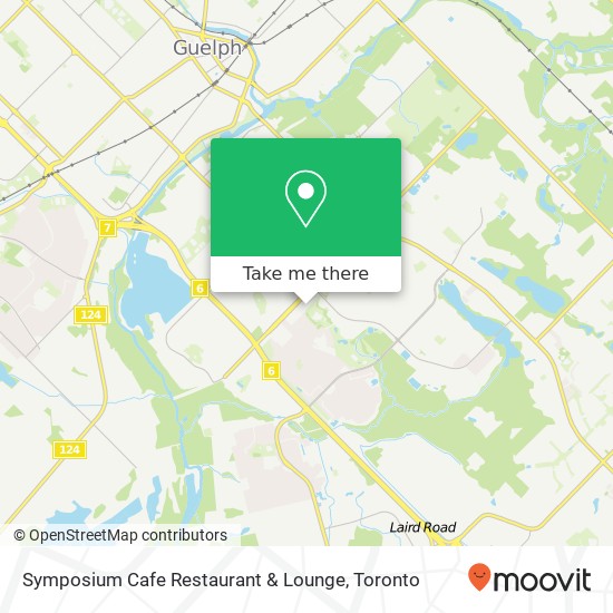 Symposium Cafe Restaurant & Lounge map