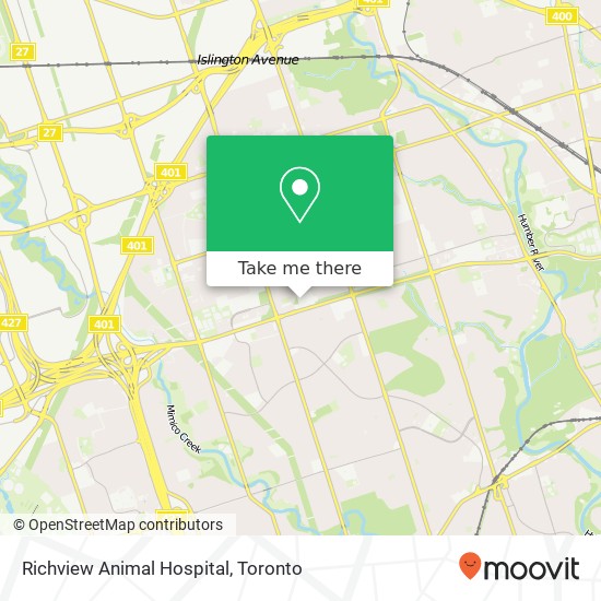 Richview Animal Hospital map