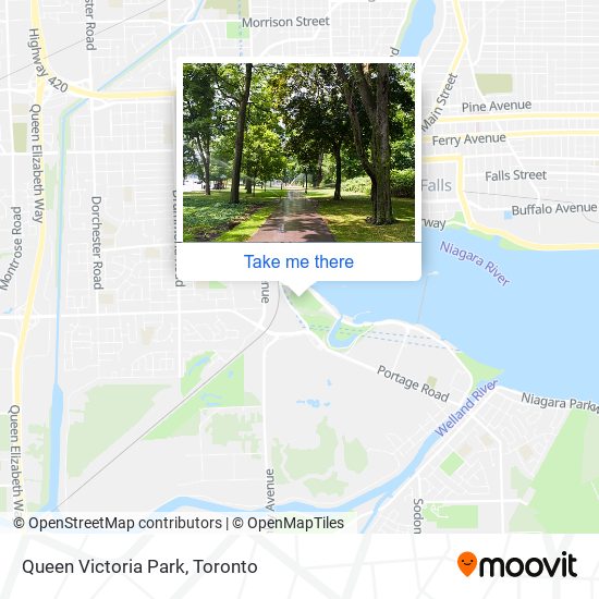 Queen Victoria Park map