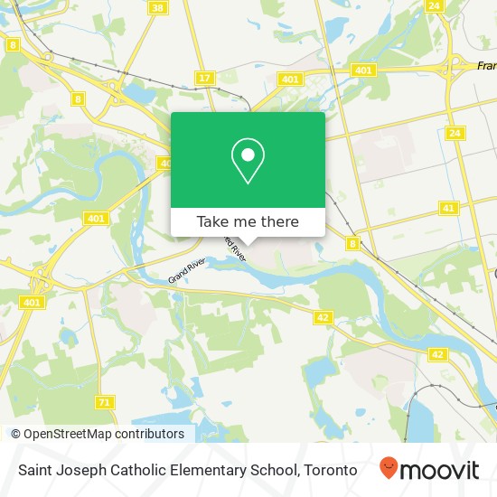 Saint Joseph Catholic Elementary School map