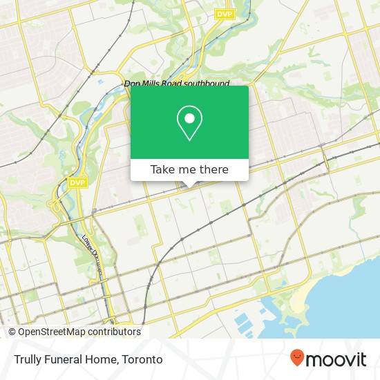 Trully Funeral Home map