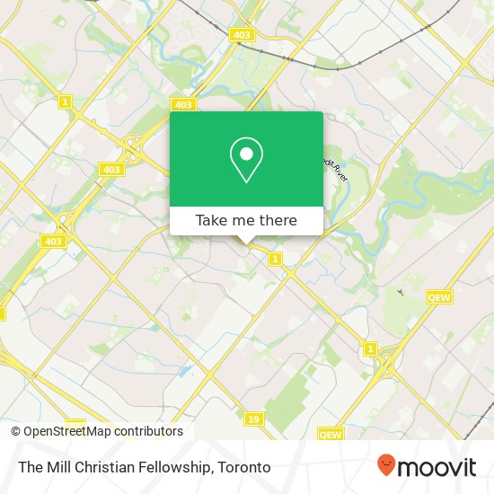 The Mill Christian Fellowship map