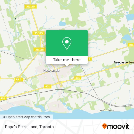 Papa's Pizza Land map