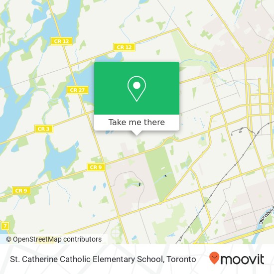 St. Catherine Catholic Elementary School map