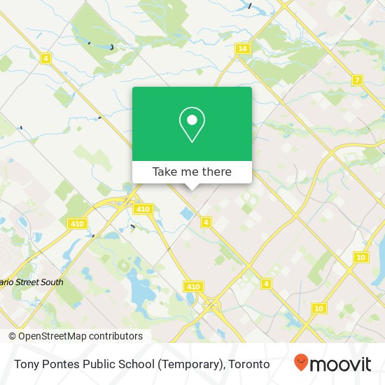 Tony Pontes Public School (Temporary) map