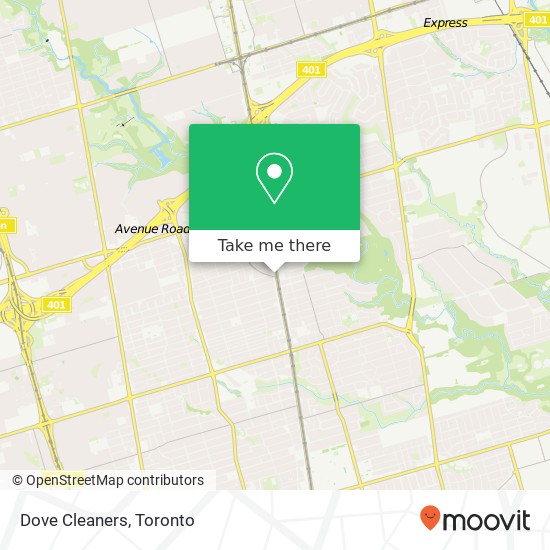Dove Cleaners map