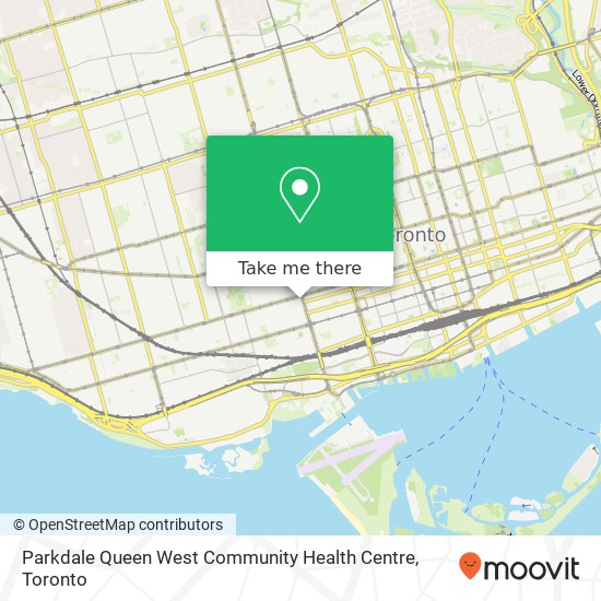 Parkdale Queen West Community Health Centre plan