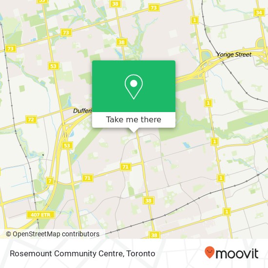 Rosemount Community Centre map