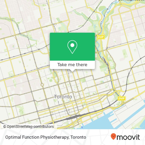 Optimal Function Physiotherapy map