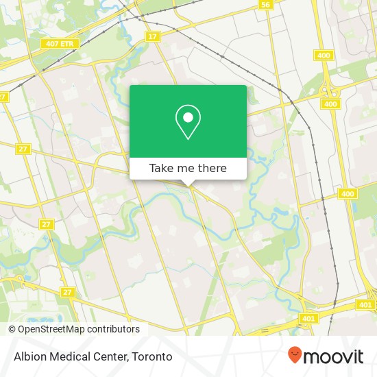 Albion Medical Center map