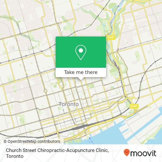 Church Street Chiropractic-Acupuncture Clinic plan