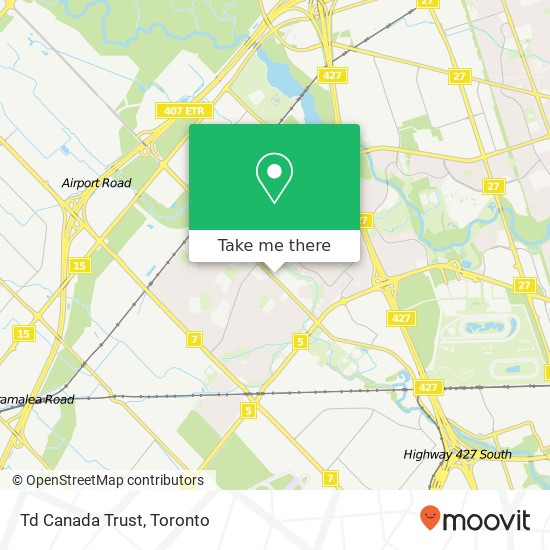 Td Canada Trust map