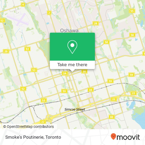 Smoke's Poutinerie map