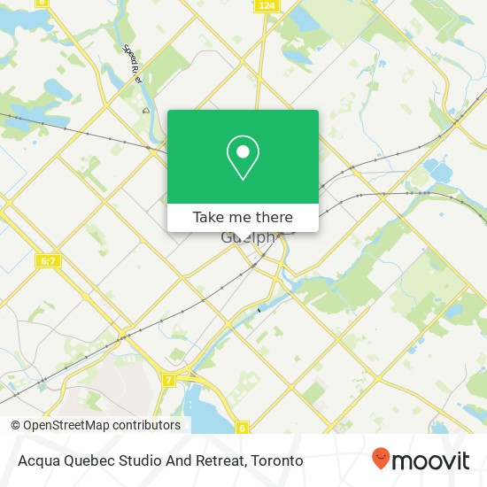 Acqua Quebec Studio And Retreat map