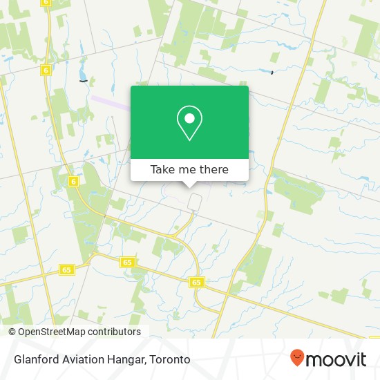 Glanford Aviation Hangar map