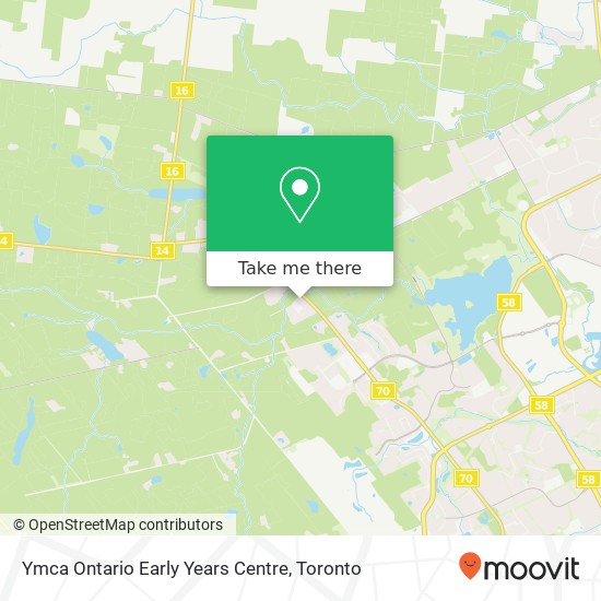 Ymca Ontario Early Years Centre map