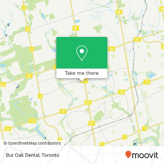Bur Oak Dental map