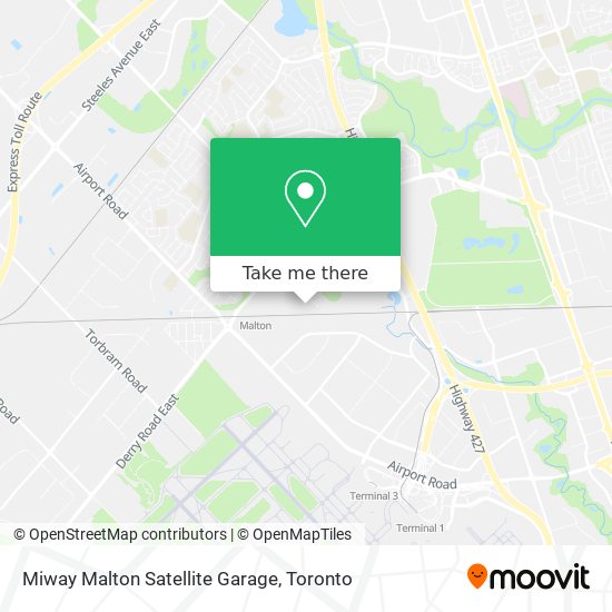 Miway Malton Satellite Garage map