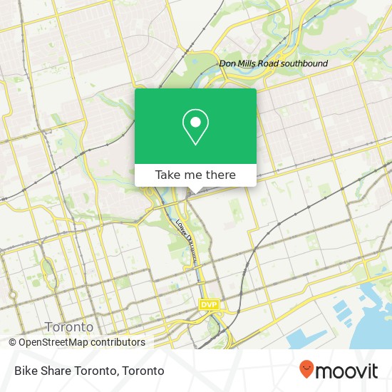 Bike Share Toronto map