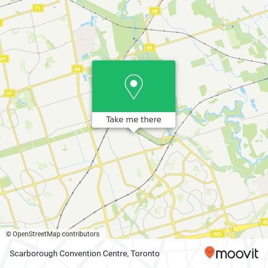 Scarborough Convention Centre map