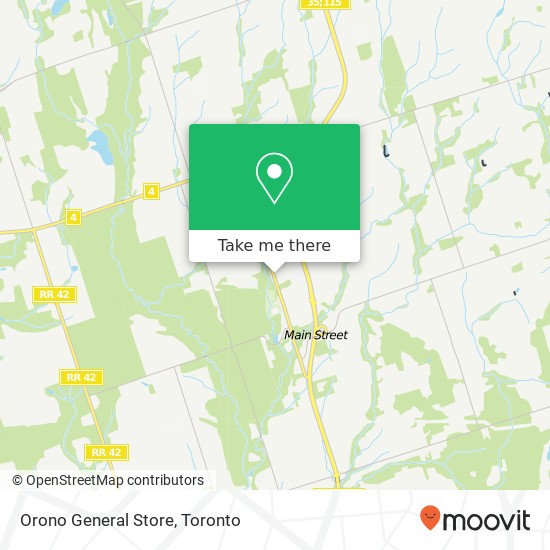 Orono General Store map