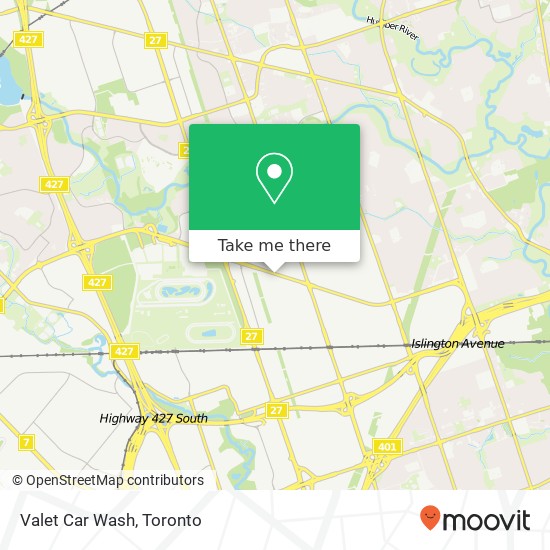 Valet Car Wash map