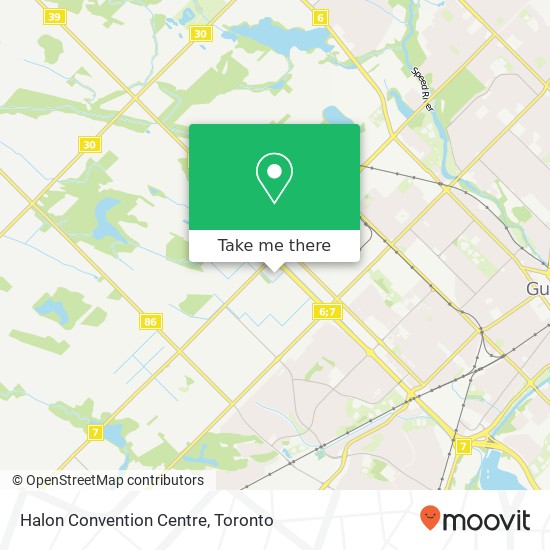 Halon Convention Centre map