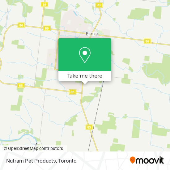 Nutram Pet Products map