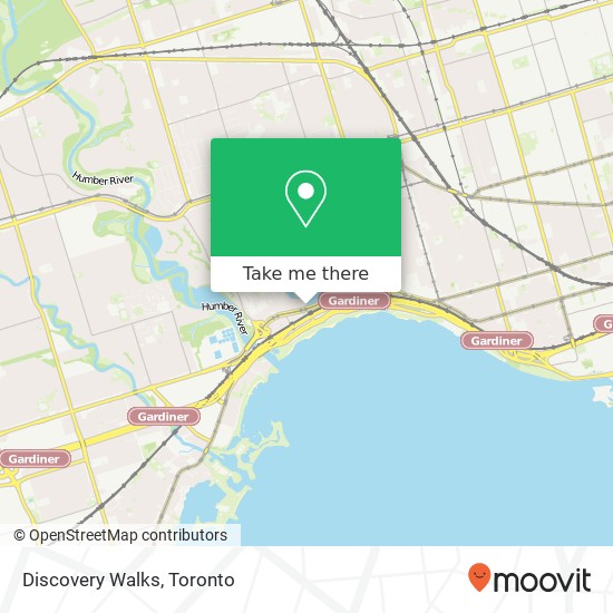 Discovery Walks map